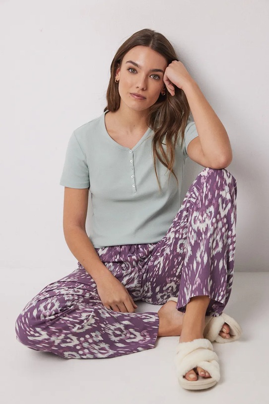 women'secret pantaloni de pijama violet 3709649