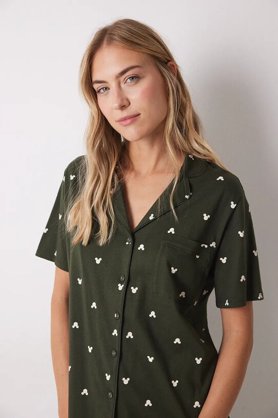 Хлопковая пижама women'secret MICKEY 3139854 зелёный SS25