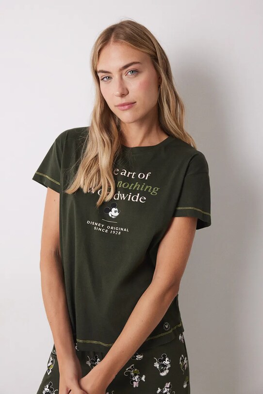 Бавовняна піжама women'secret MICKEY 3139855 зелений SS25