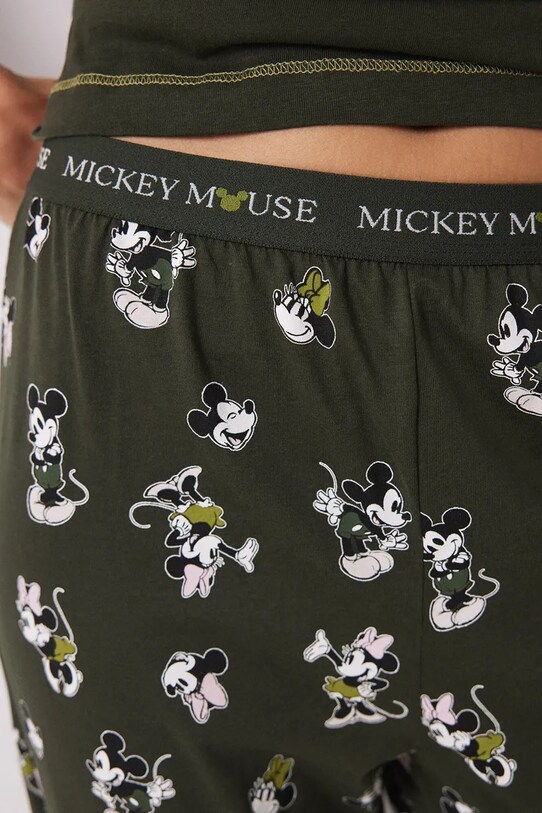 Бавовняна піжама women'secret MICKEY зелений 3139855