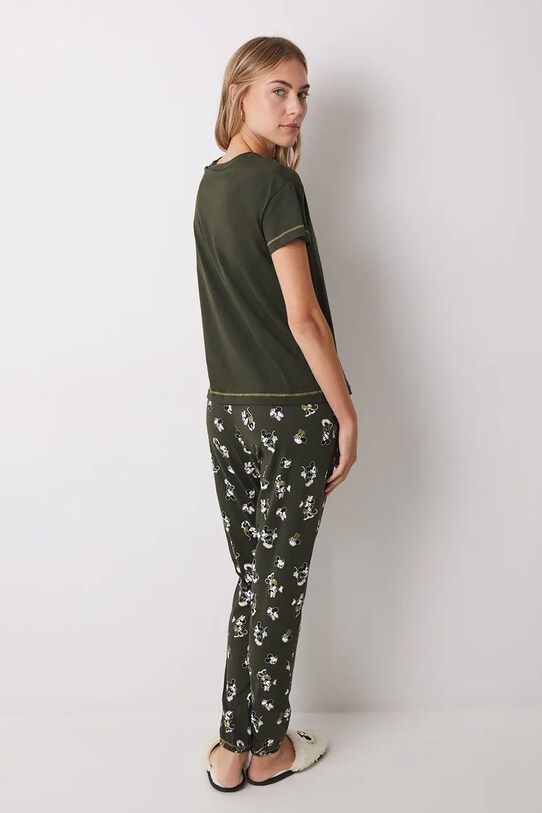 Бавовняна піжама women'secret MICKEY 3139855 зелений
