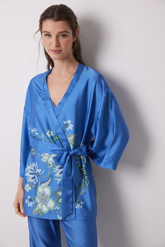 women'secret komplet piżamowy 3-częściowy 2549782 niebieski SS25