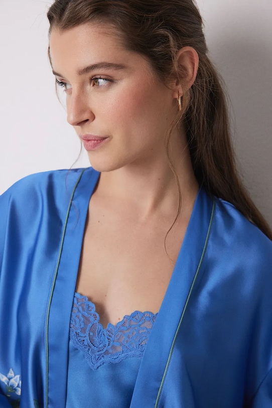 Odzież women'secret komplet piżamowy 3-częściowy 2549782 niebieski