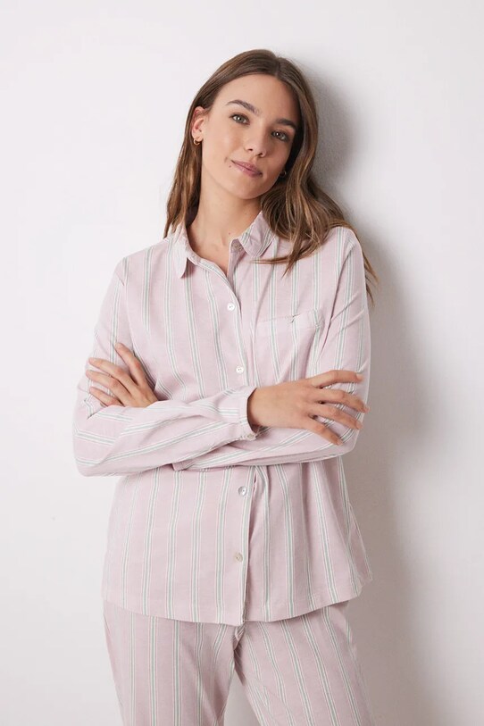 Бавовняна піжама women'secret 3599131 фіолетовий SS25