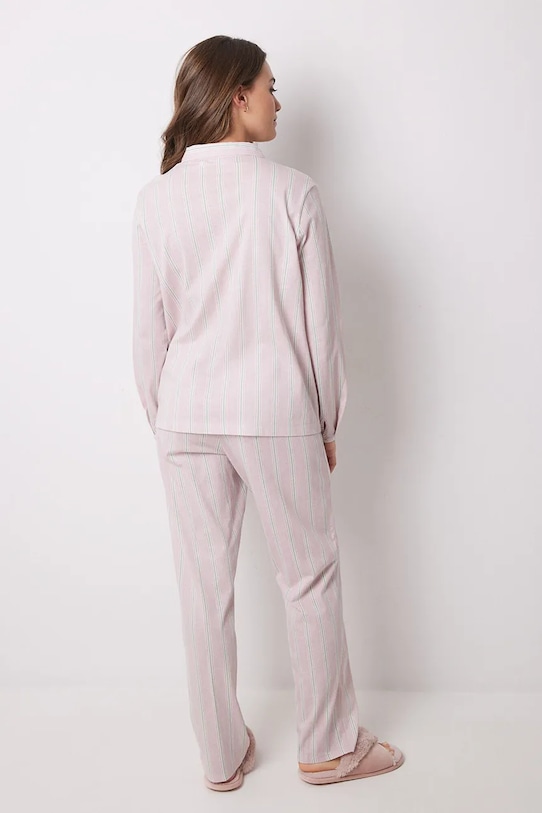 women'secret set de pijama de bumbac violet 3599131