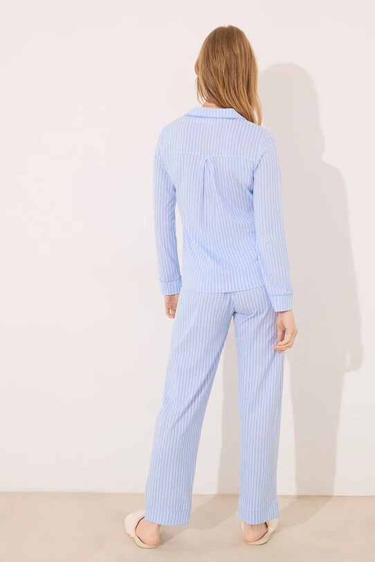 women'secret piżama bawełniana niebieski 4469711