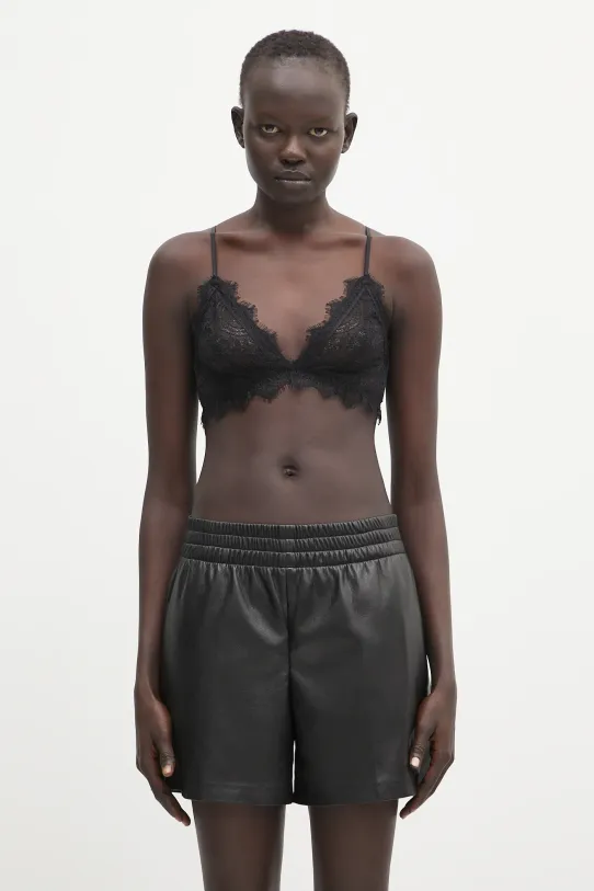 Сутиен Anine Bing Lace Bra With Trim изчистен черен A.10.0003