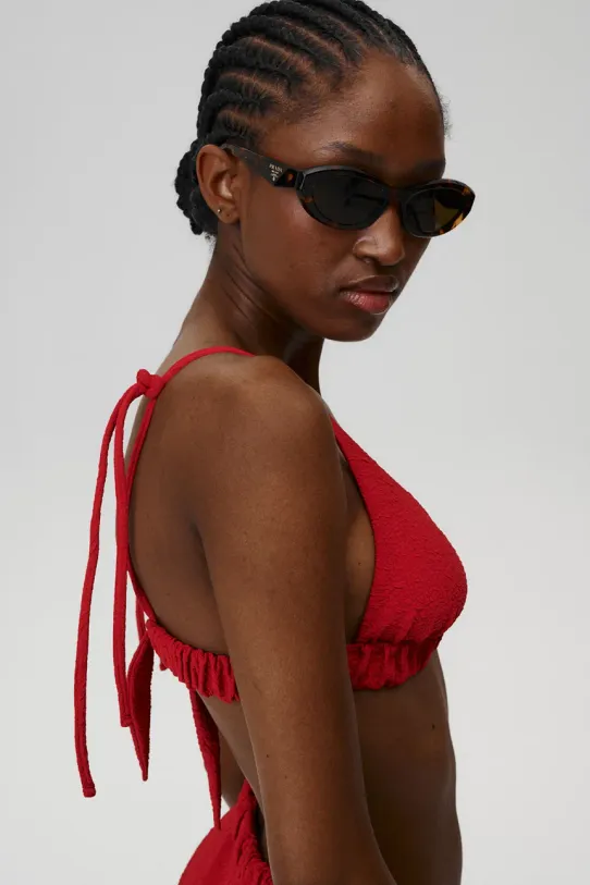 Undress Code biustonosz kąpielowy Before Sunrise Bikini Top czerwony 921