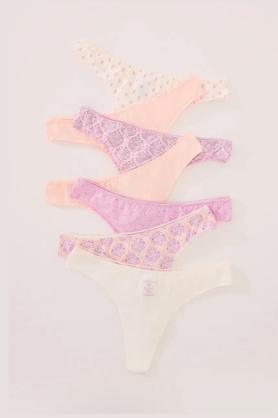 women'secret tanga 7-pack 4939008 violet SS25