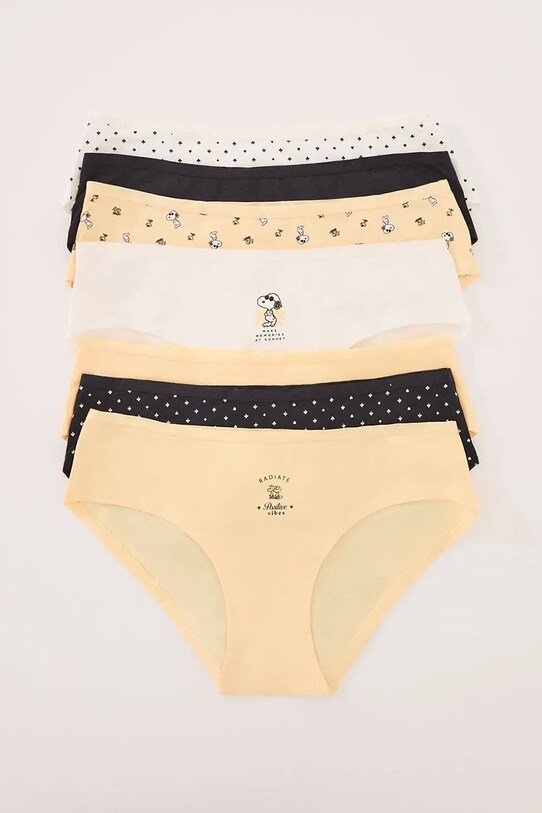 women'secret chiloți 7-pack 4939013 galben SS25