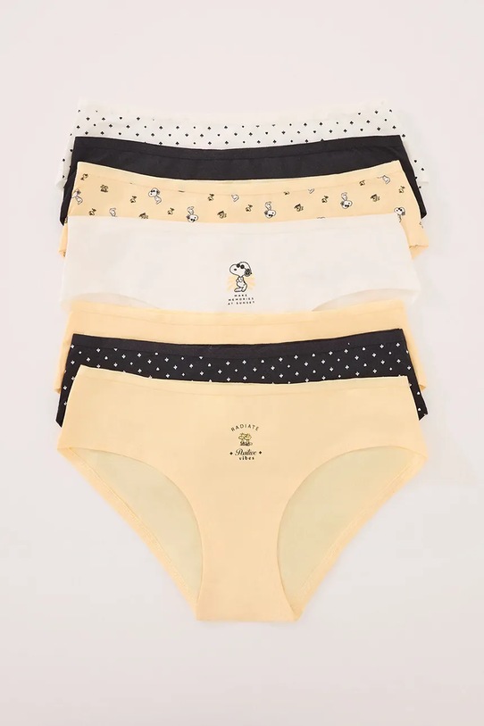 Nohavičky women'secret 7-pak 4939013 žltá SS25