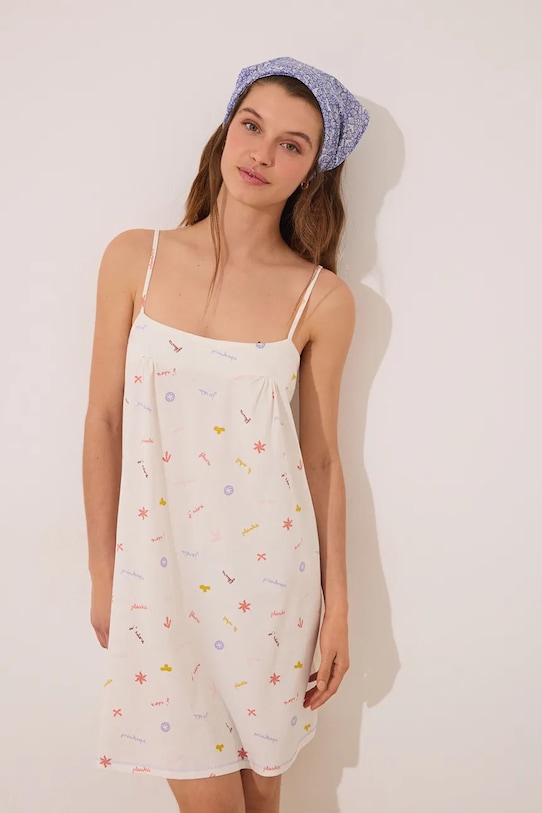 women'secret cămașă de noapte camasa de noapte bej 4369319