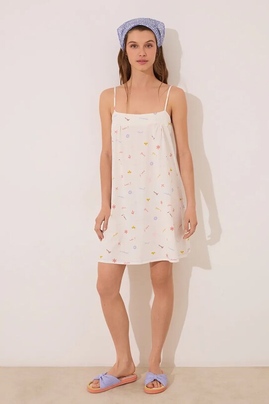 Одяг Нічна сорочка women'secret 4369319 бежевий