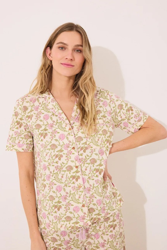 Бавовняна піжама women'secret 4859409 зелений SS25