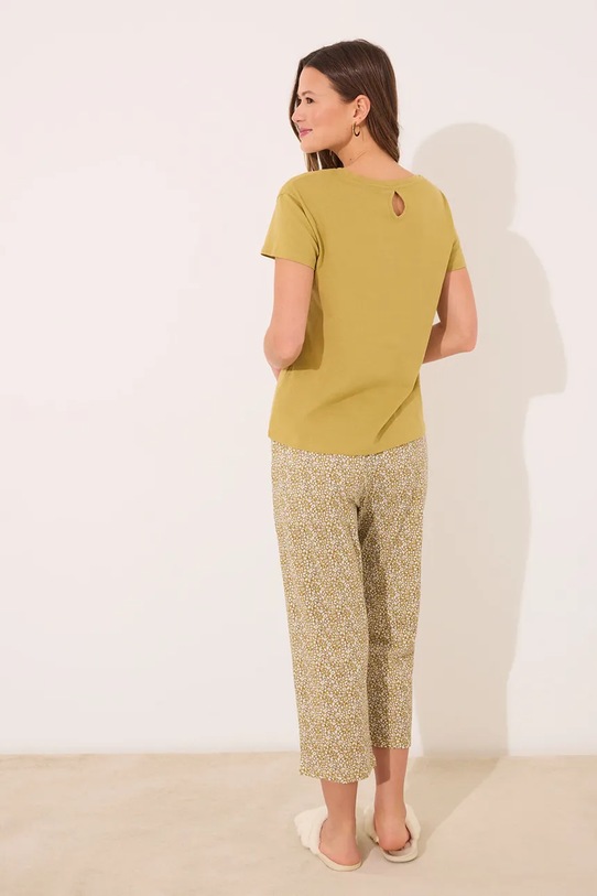 women'secret set de pijama de bumbac 3139863 verde