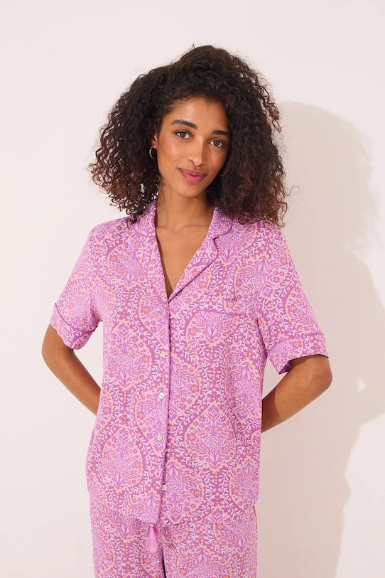 women'secret pijama 4859410 violet SS25