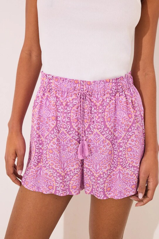 women'secret pantaloni scurți de pijama 3709657 violet SS25