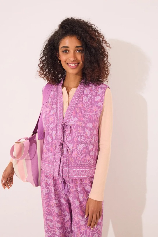 women'secret vestă 3149936 violet