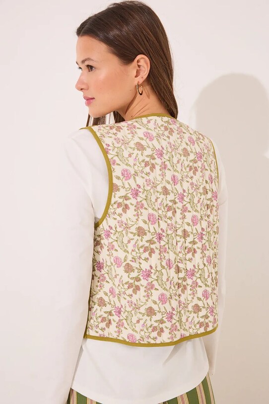 women'secret vestă cu două fețe din bumbac 3149937
