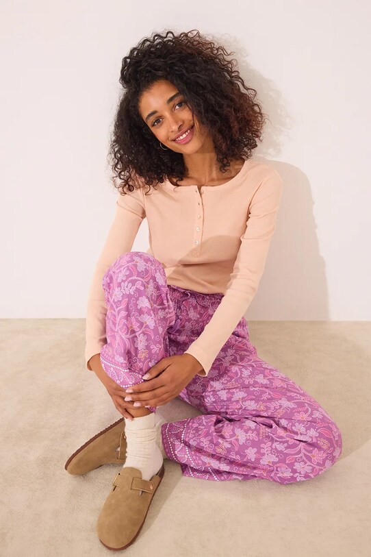 women'secret piżama 3709659 fioletowy