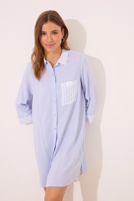 women'secret koszula nocna 4369324 niebieski SS25