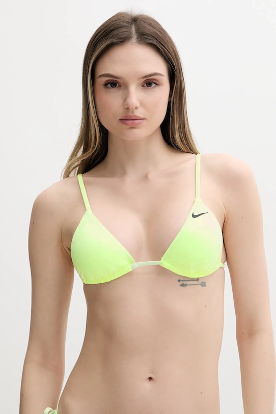 Купальный бюстгальтер Nike немного упрочнённая зелёный NESSF239