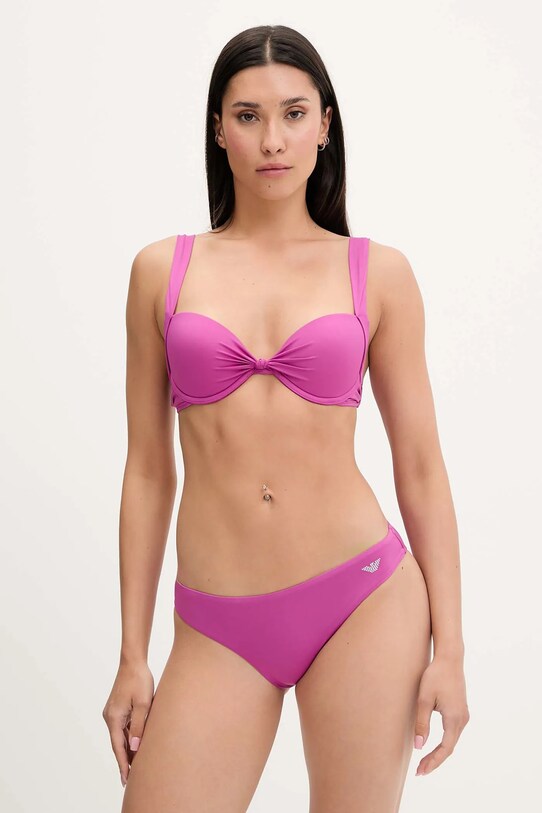 Emporio Armani Underwear dwuczęściowy strój kąpielowy komplet różowy EW000801.AF12191