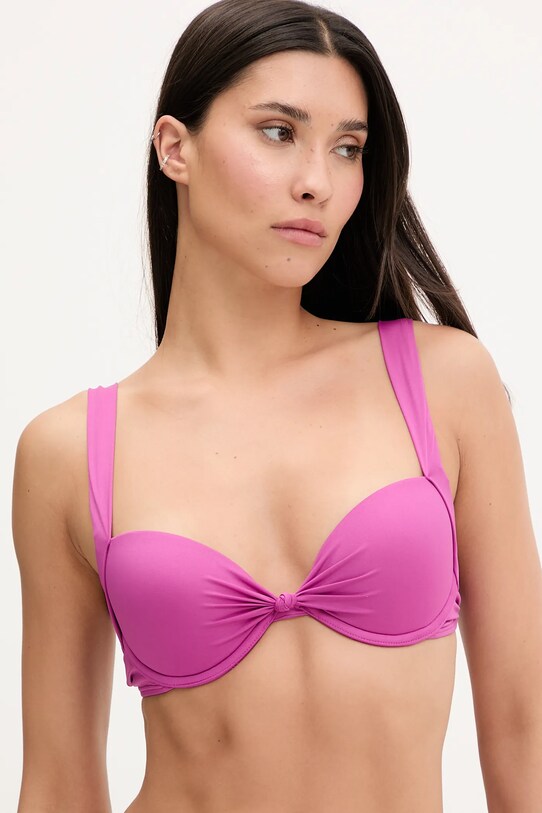 Odzież Emporio Armani Underwear dwuczęściowy strój kąpielowy EW000801.AF12191 różowy
