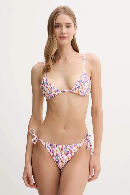 Emporio Armani Underwear dwuczęściowy strój kąpielowy komplet beżowy EW000799.AF12190