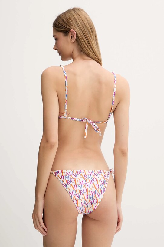 Emporio Armani Underwear dwuczęściowy strój kąpielowy EW000799.AF12190 beżowy SS25