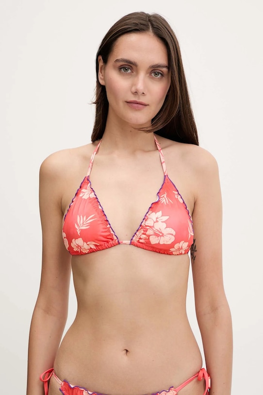 Горнище на бански United Colors of Benetton горнище оранжев 3MVL5R05K