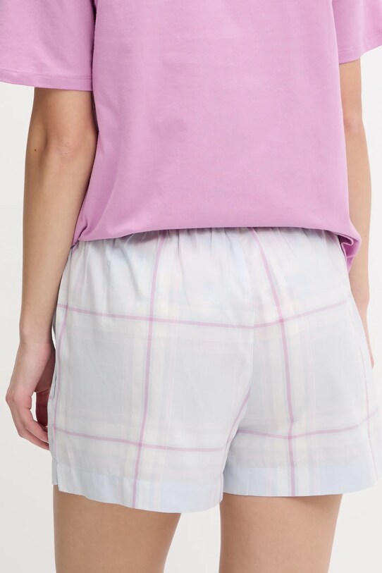 United Colors of Benetton pantaloni scurți de pijama din bumbac 4QFZ3900D albastru SS25