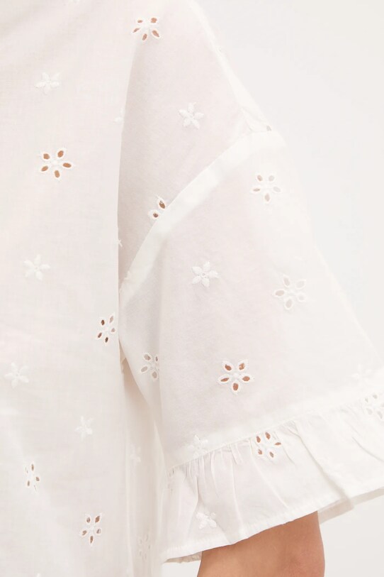 United Colors of Benetton piżama bawełniana 4SHX3P03X biały