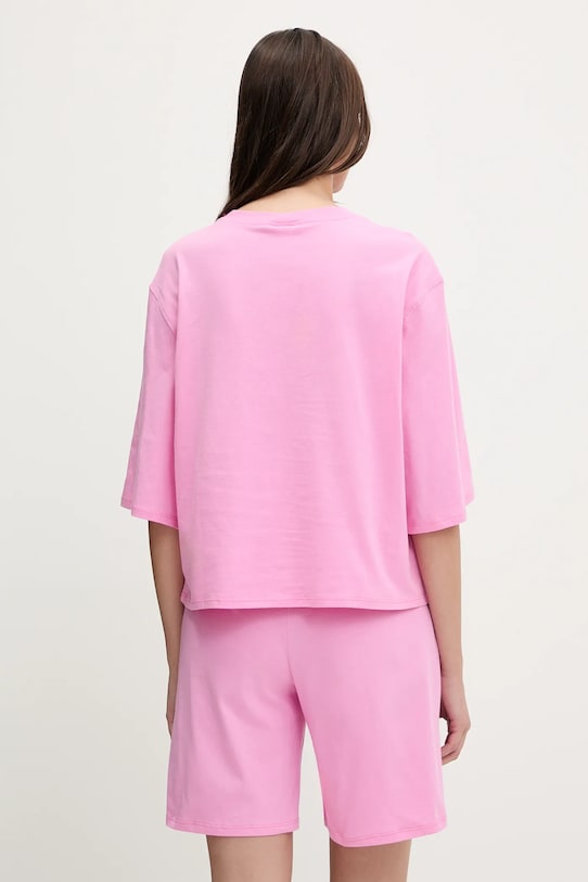 Одяг Бавовняна піжама United Colors of Benetton 30963P03W рожевий