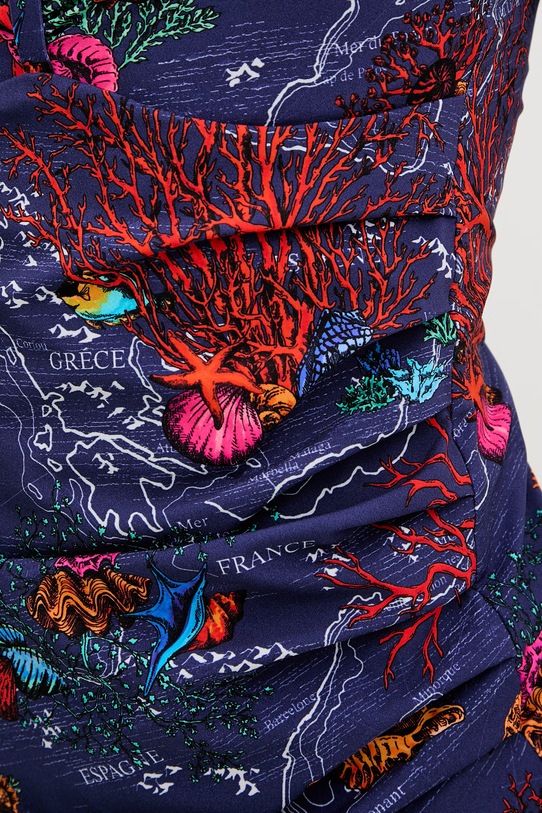 Chantelle jednoczęściowy strój kąpielowy ICON granatowy C16VR0