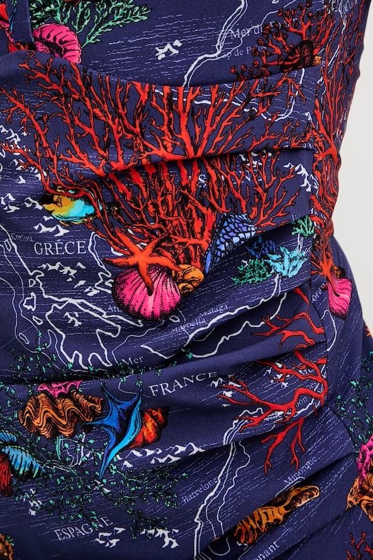 Chantelle jednoczęściowy strój kąpielowy ICON granatowy C16VR0