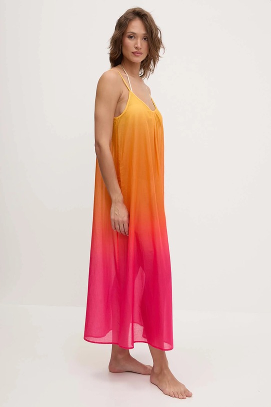 Памучна плажна рокля Chantelle AURORA C16YW1 оранжев SS25