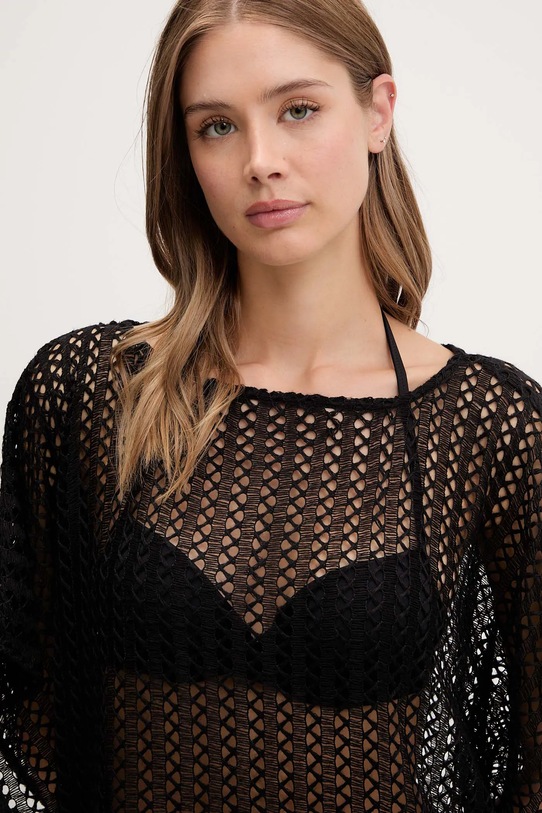 Пляжна накидка Sisley чорний 60FSW800R