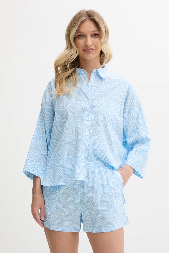 Dkny piżama tkanina niebieski YI50046