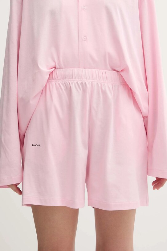Pangaia pijamale de bumbac roz 10002463
