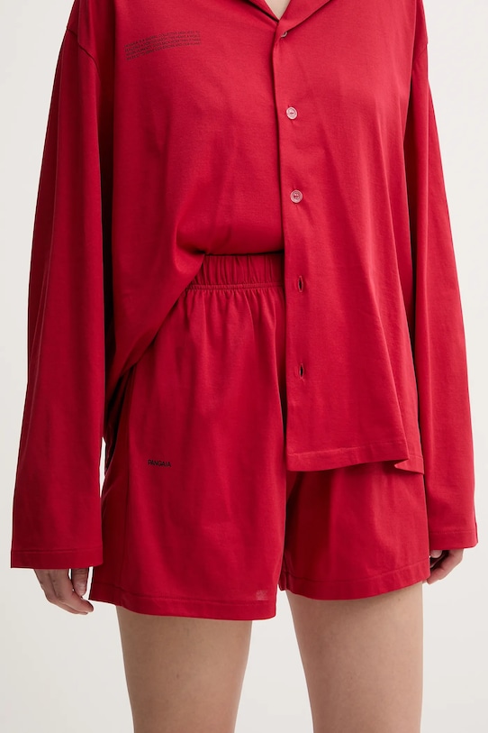 Bavlněné pyžamo Pangaia červená 10002463
