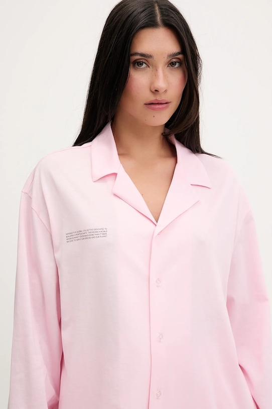 Bavlněné pyžamo Pangaia růžová 10002462.