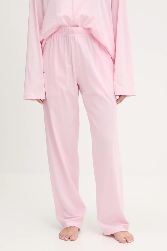 Bavlněné pyžamo Pangaia 10002462. růžová