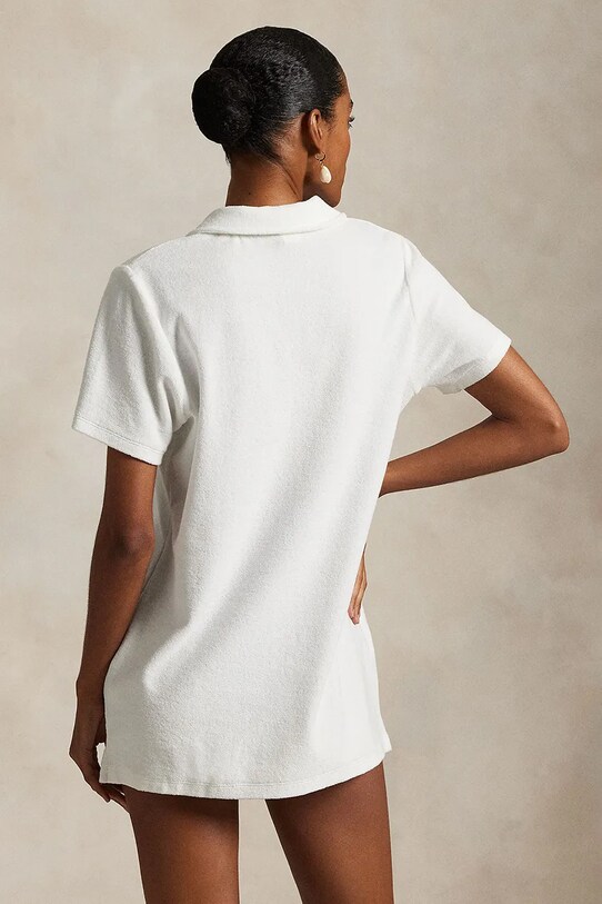 Polo Ralph Lauren rochie de plajă 21554572 alb SS25