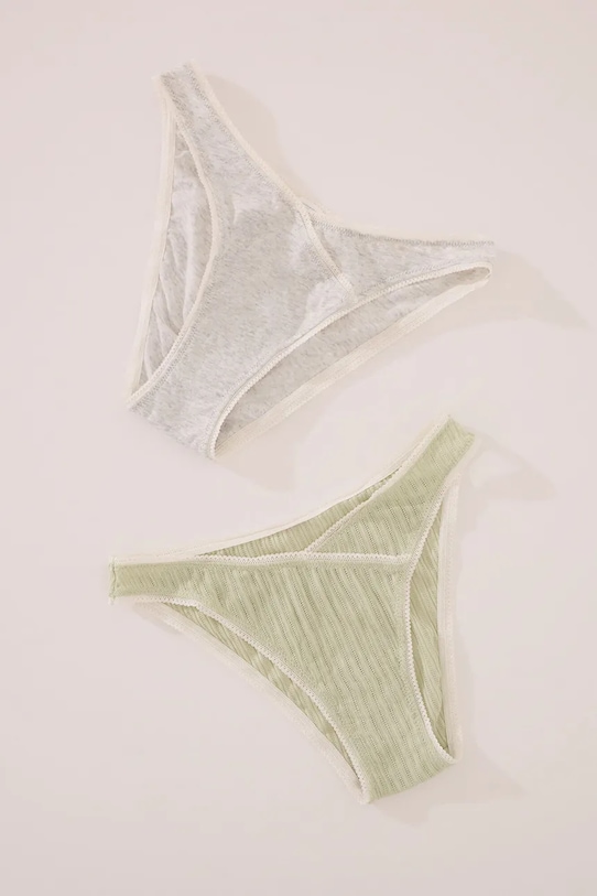 women'secret figi bawełniane 2-pack bawełna biały 4639806