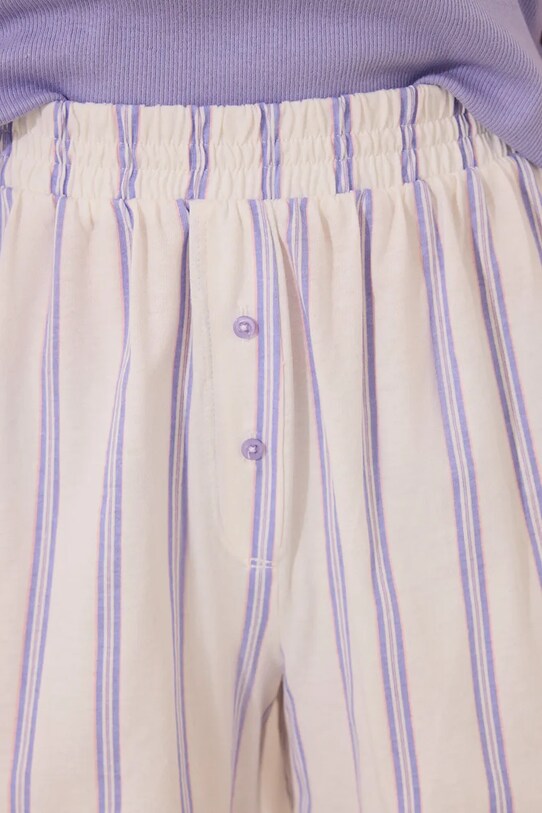 Bavlnené pyžamo women'secret fialová 3599187