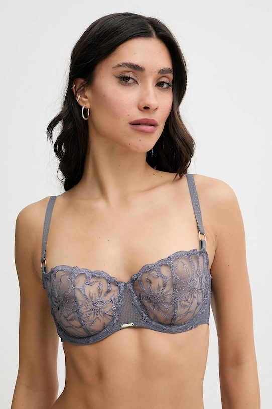 Chantelle biustonosz koronka szary C12M50