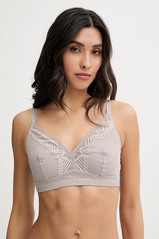 Chantelle biustonosz dzianina szary C13XP0