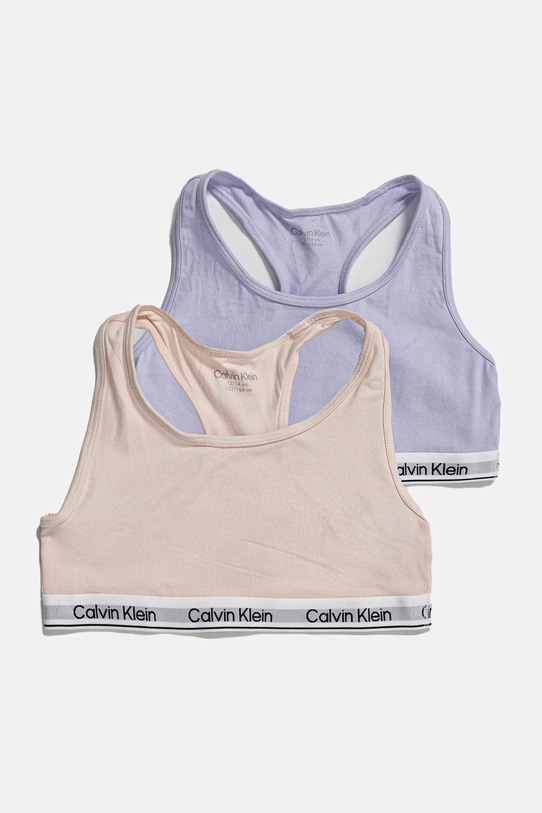Детский бюстгальтер Calvin Klein Underwear 2 шт мелкий узор фиолетовой G80G800742.PPYA