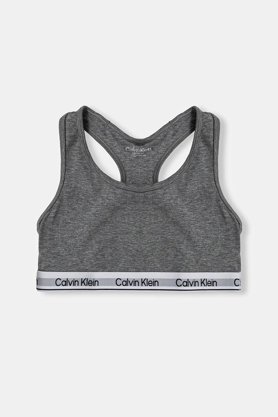 Detská podprsenka Calvin Klein Underwear 2-pak sivá G80G800742.PPYA